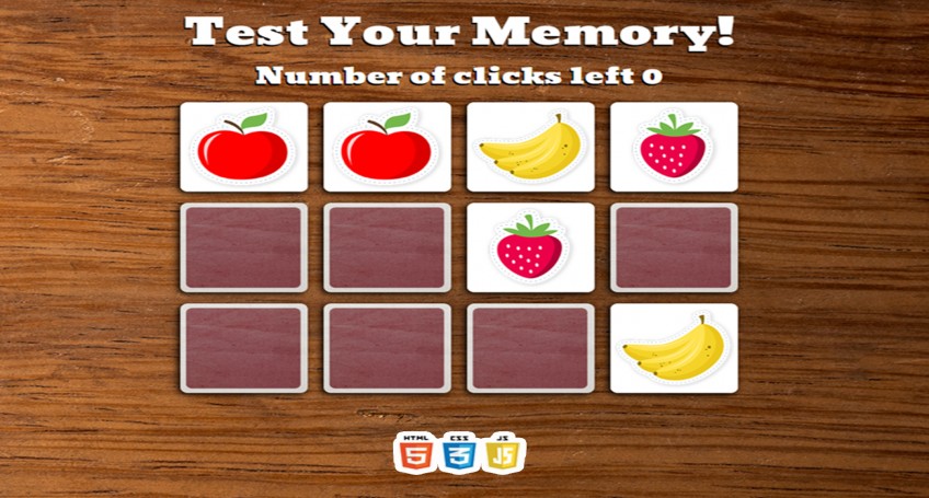 Memory Game Fruits
